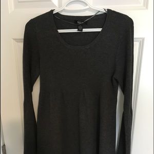 Black/dark gray knit dress size L